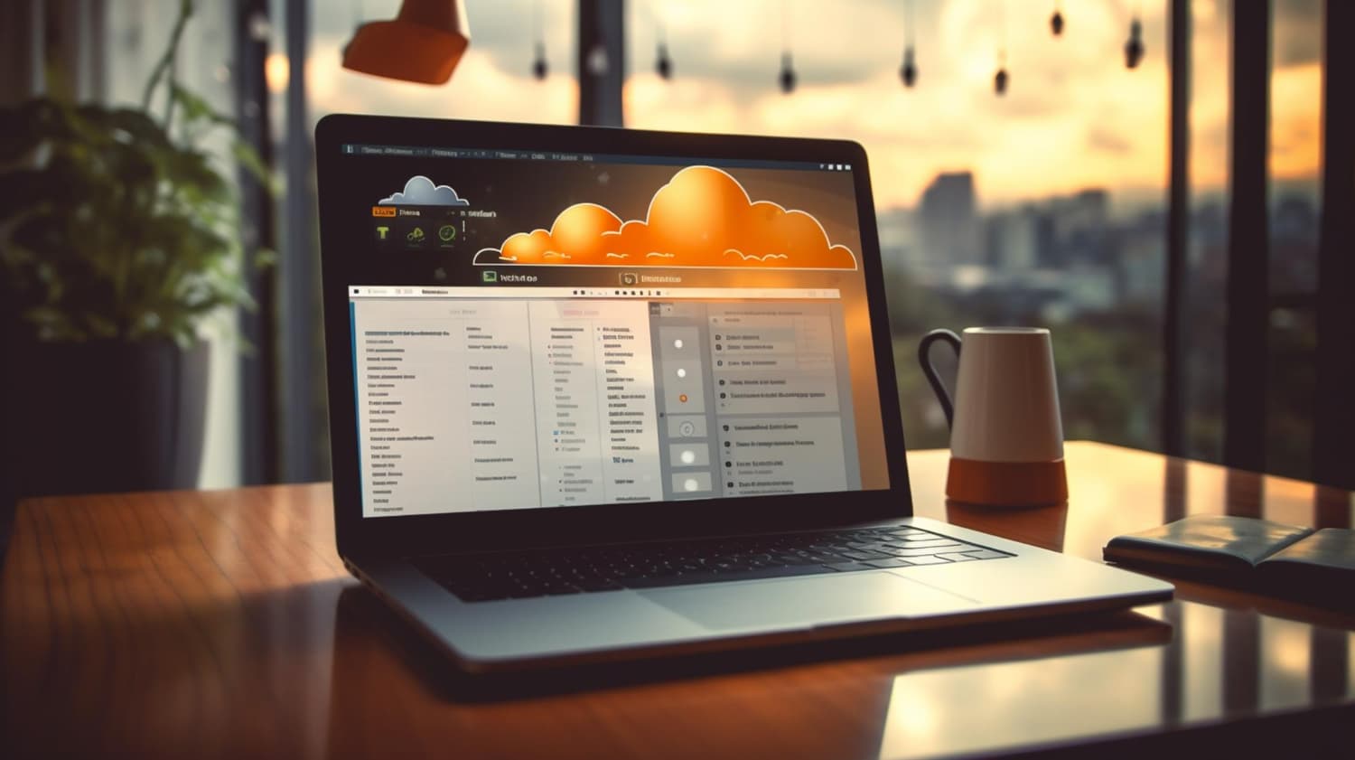 Infraestructura cloud con dashboards de costos y observabilidad
